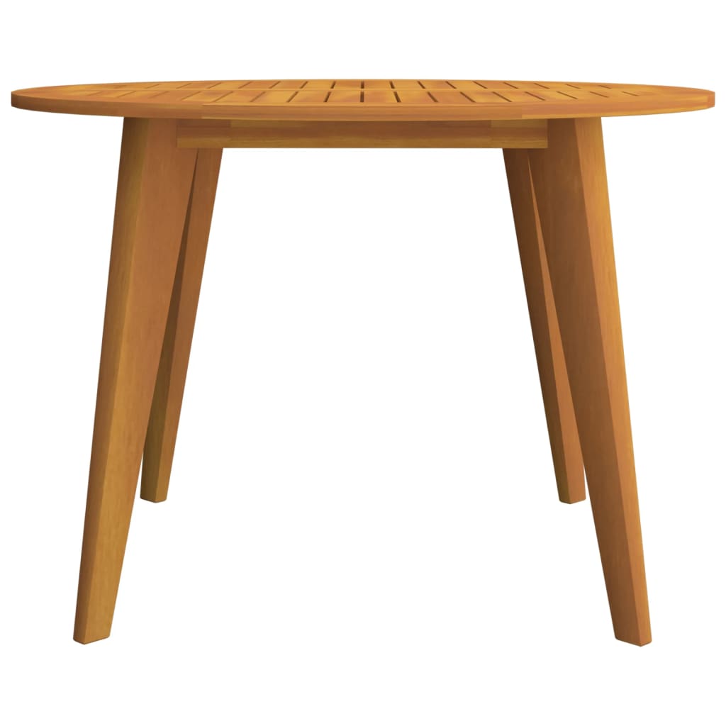 Trädgårdsbord Ø110X75 Cm Massivt Akaciaträ