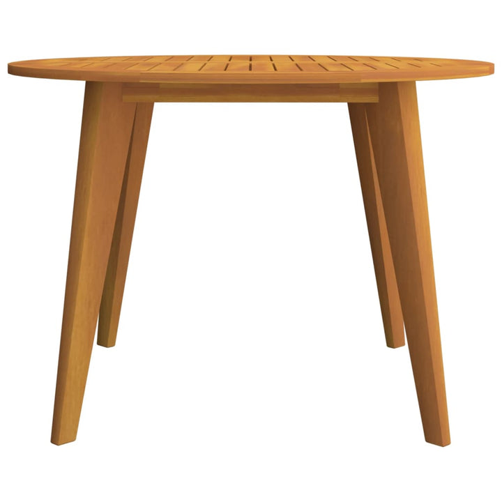 Trädgårdsbord Ø110X75 Cm Massivt Akaciaträ