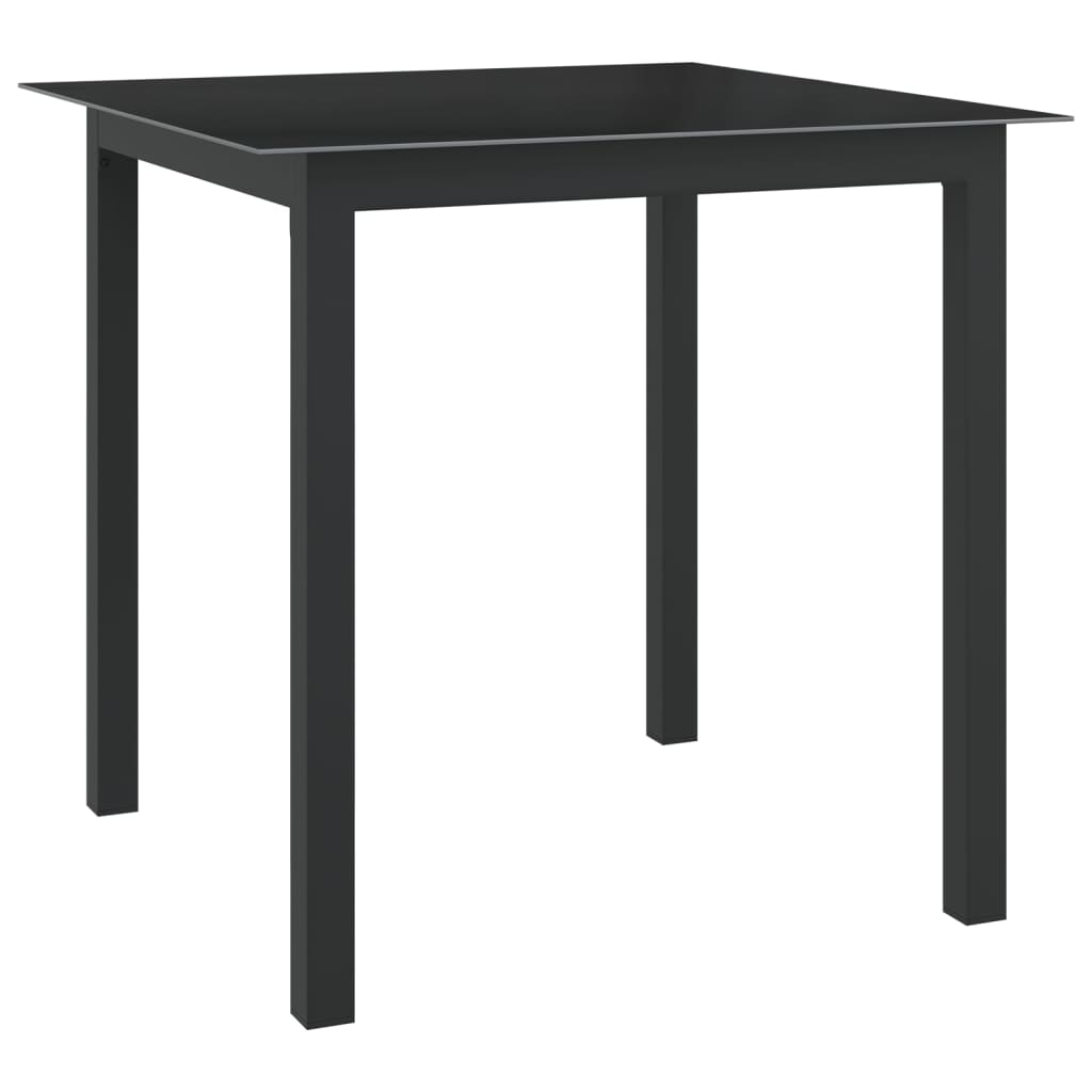 Trädgårdsbord Aluminium Och Glas