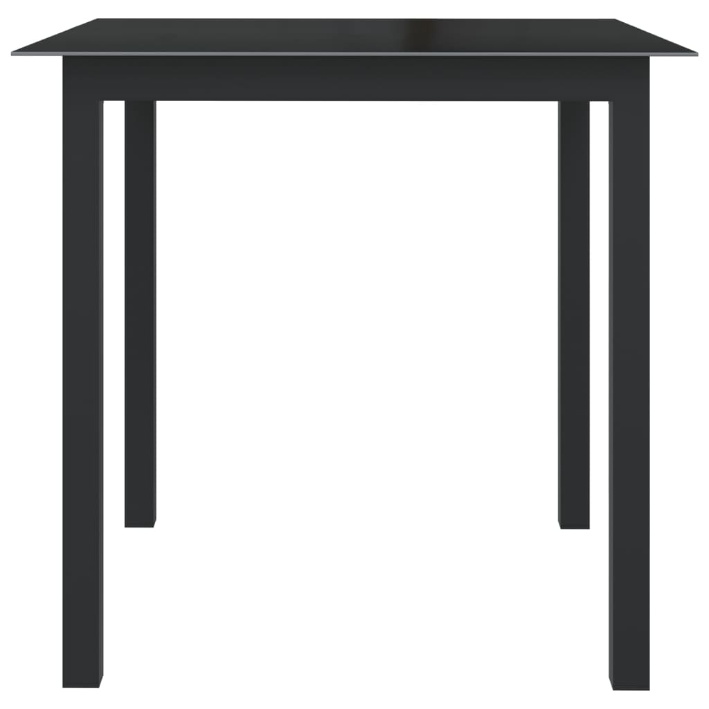 Trädgårdsbord Aluminium Och Glas