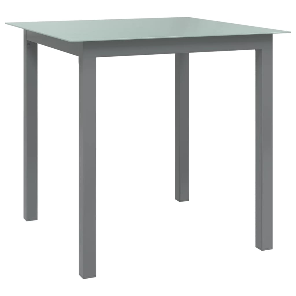 Trädgårdsbord Aluminium Och Glas