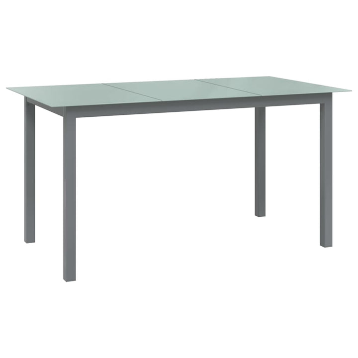 Trädgårdsbord Aluminium Och Glas