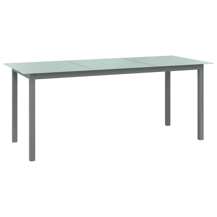 Trädgårdsbord Aluminium Och Glas