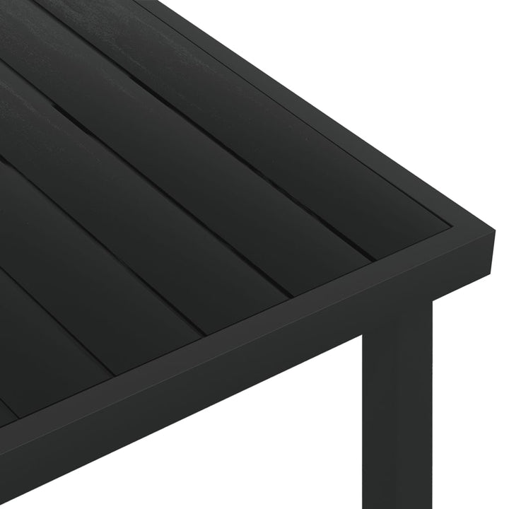 Trädgårdsbord 140X90X74 Cm Aluminium Och Wpc