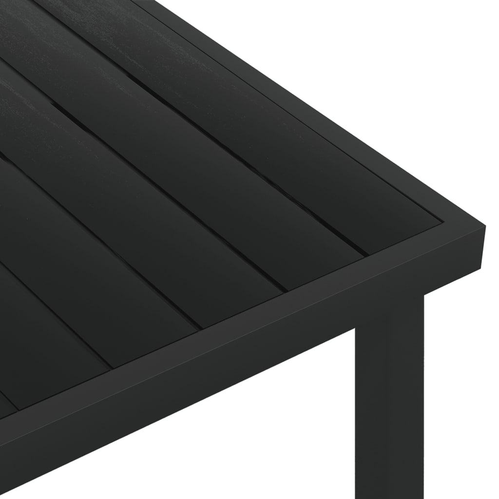 Trädgårdsbord 140X90X74 Cm Aluminium Och Wpc