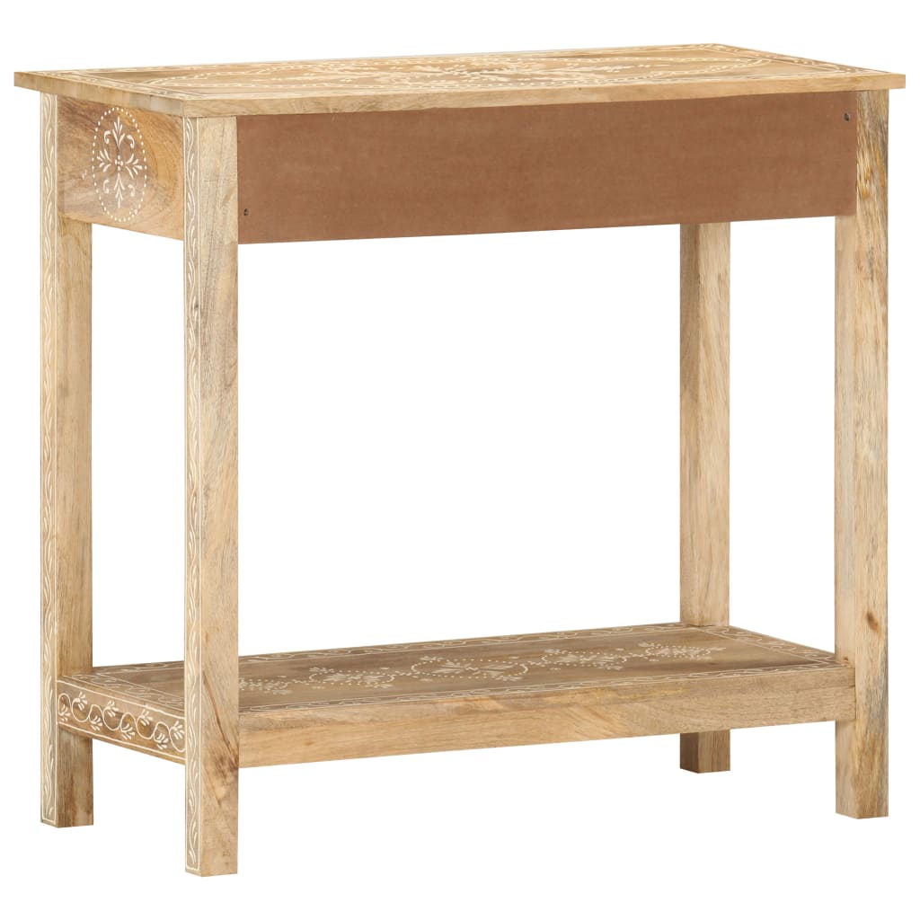 Avlastningsbord 80X35X74 Cm Massivt Mangoträ