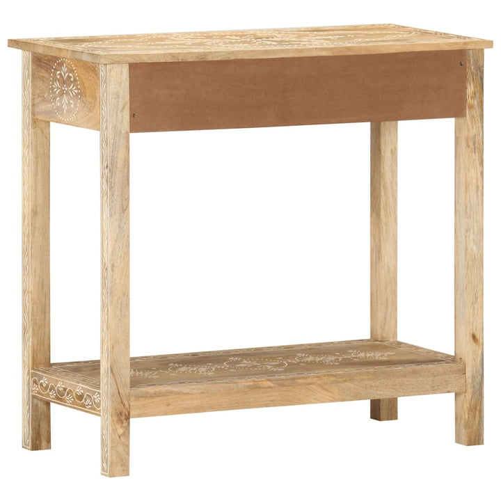 Avlastningsbord 80X35X74 Cm Massivt Mangoträ