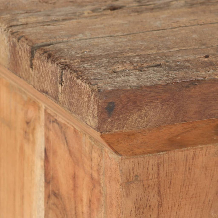 Tv-Bänk 120X30X40 Cm Massivt Akaciaträ Och Återvunnet Trä