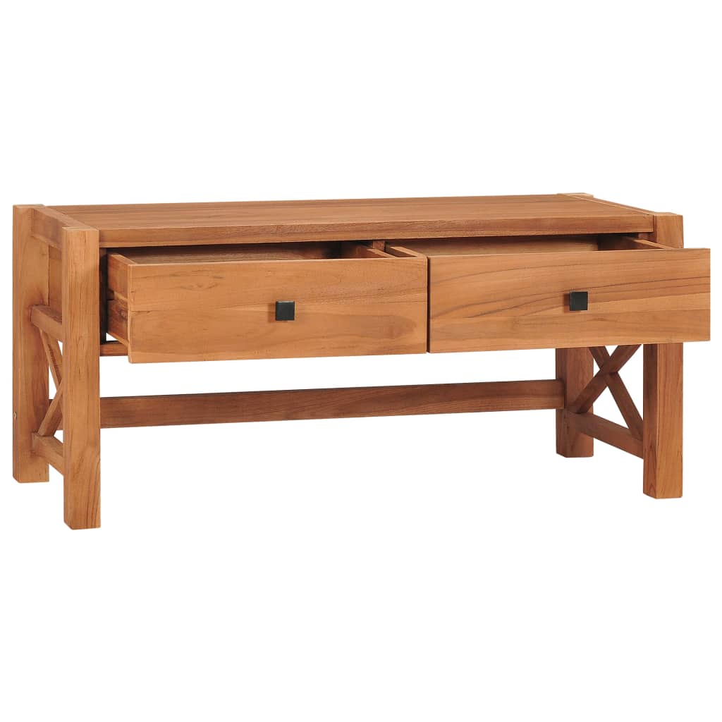 Tv-Bänk 100X40X45 Cm Teak