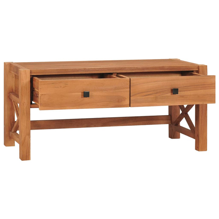 Tv-Bänk 100X40X45 Cm Teak