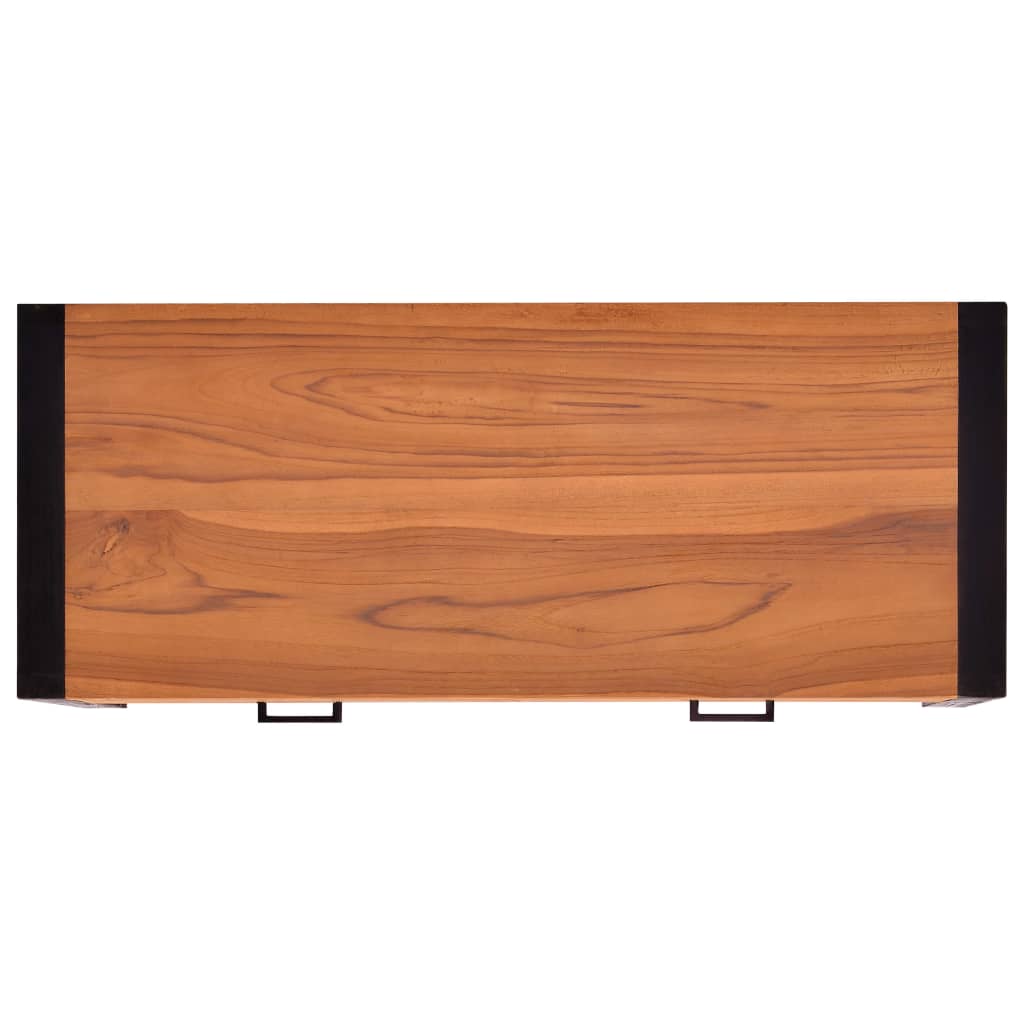Skrivbord Med 2 Lådor Teak
