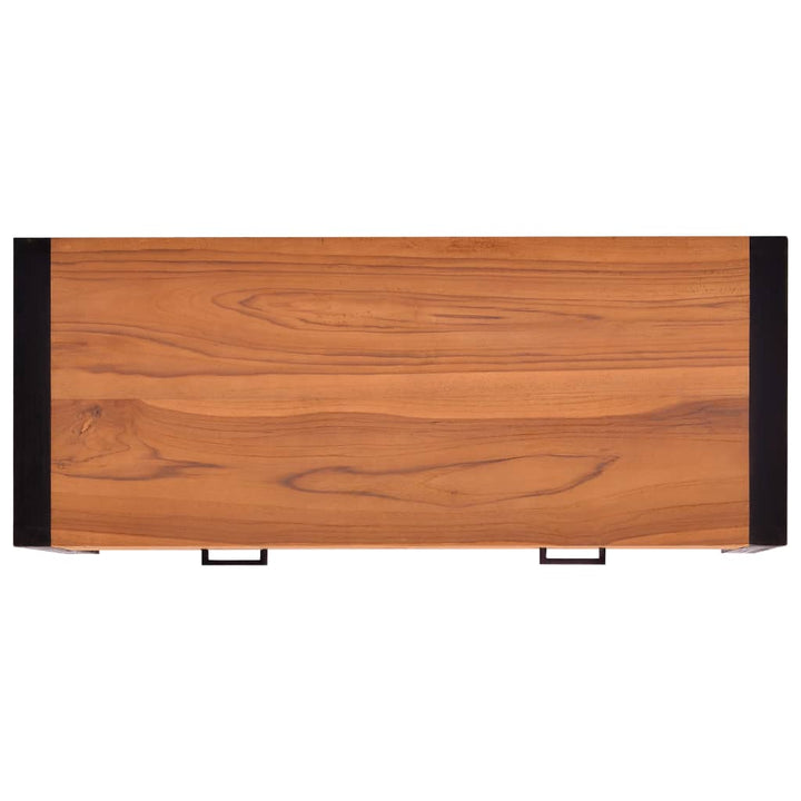 Skrivbord Med 2 Lådor Teak