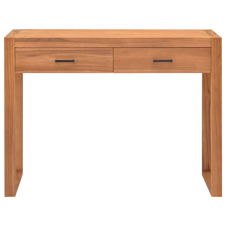Skrivbord Med 2 Lådor Teak