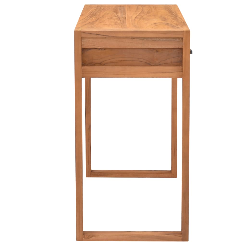 Skrivbord Med 2 Lådor Teak