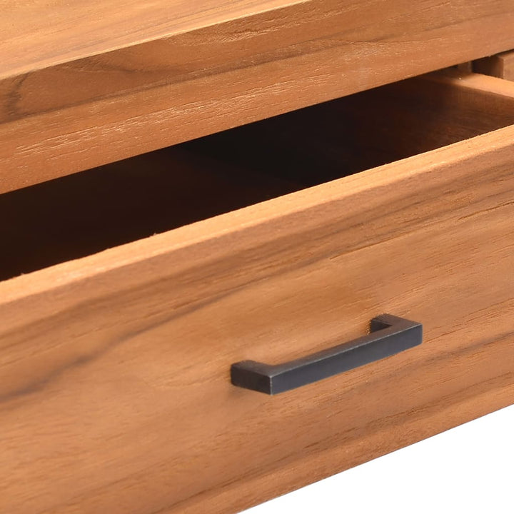 Skrivbord Med 2 Lådor Teak