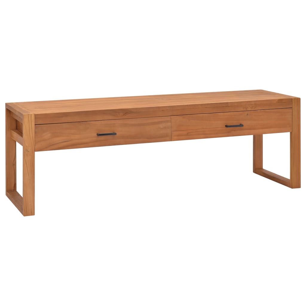Tv-Bänk 100X40X45 Cm Teak