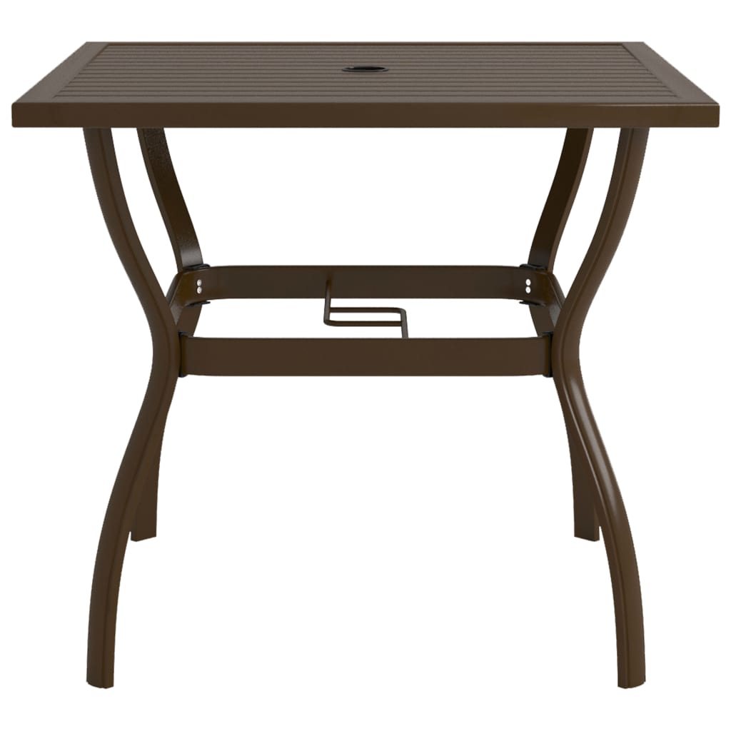 Trädgårdsbord 81,5X81,5X72 Cm Stål
