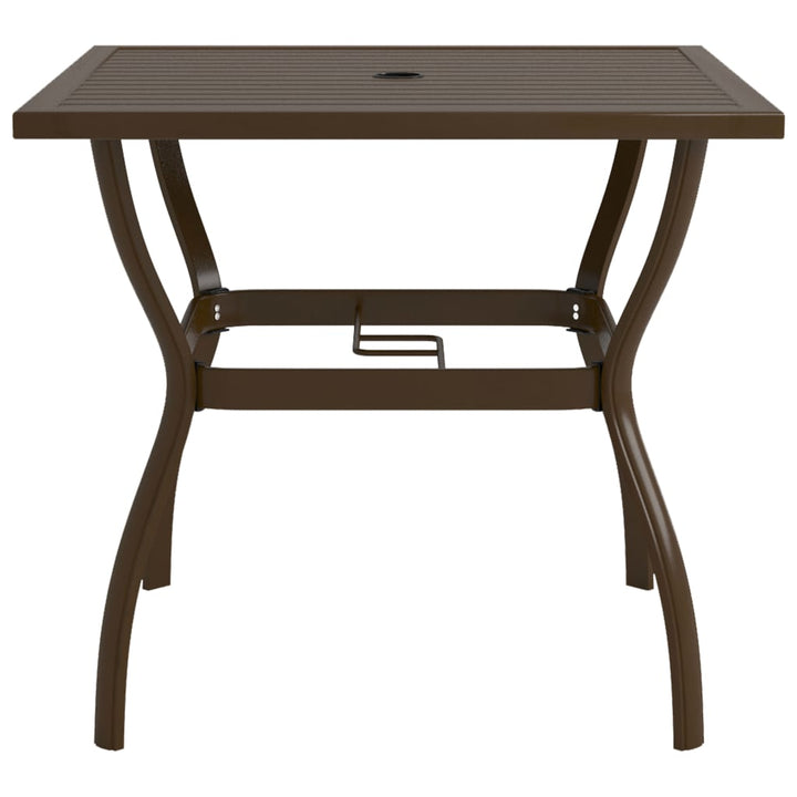 Trädgårdsbord 81,5X81,5X72 Cm Stål