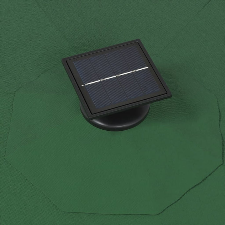 Väggmonterat Trädgårdsparasoll Med Leds 300 Cm