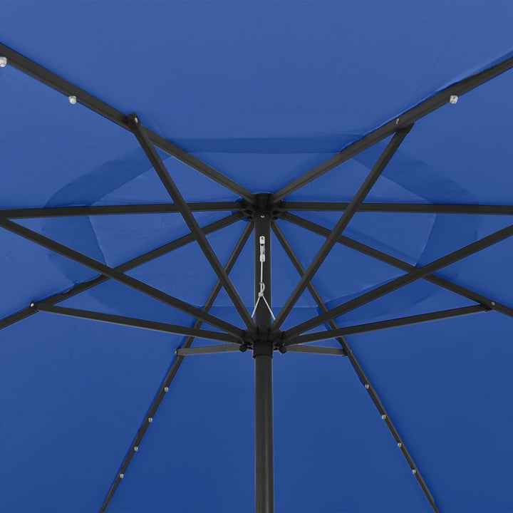 Trädgårdsparasoll Med Leds 400 Cm