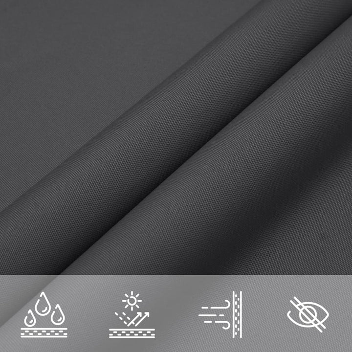 Solsegel Oxfordtyg Rektangulärt 2,5X4,5 M