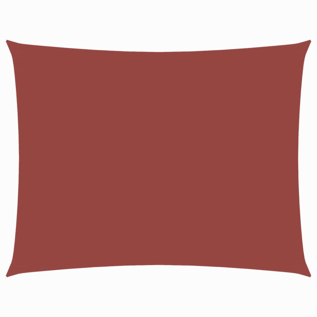 Solsegel Oxfordtyg Rektangulärt Terrakotta