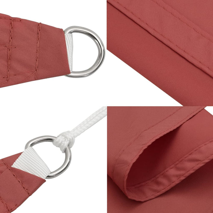 Solsegel Oxfordtyg Rektangulärt Terrakotta