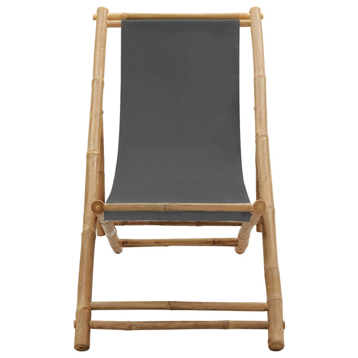 Solstol Bambu Och Kanvas