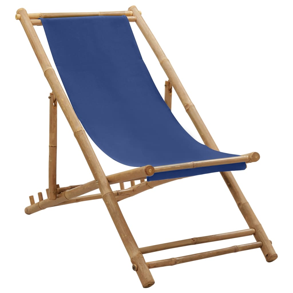 Solstol Bambu Och Kanvas