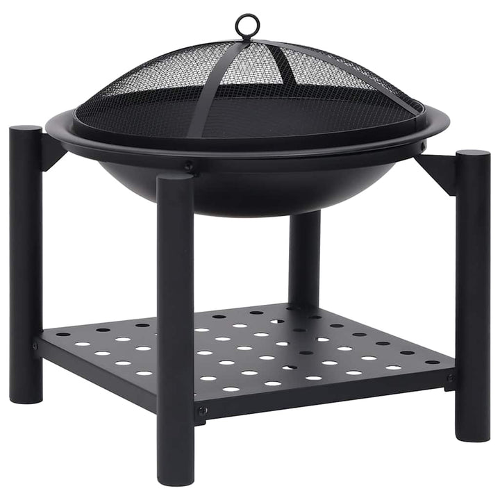 Eldstad Med Eldgaffel 54X54X55 Cm Stål