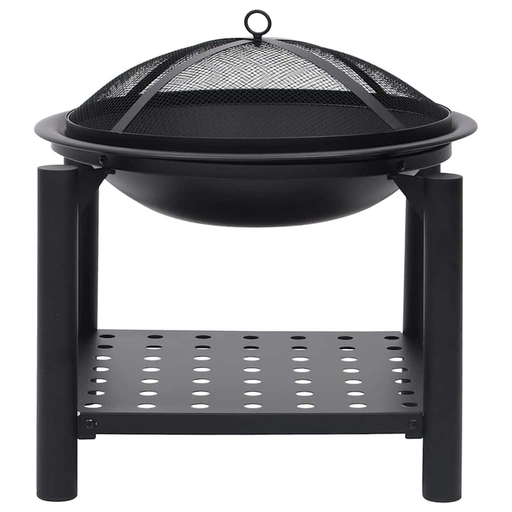 Eldstad Med Eldgaffel 54X54X55 Cm Stål