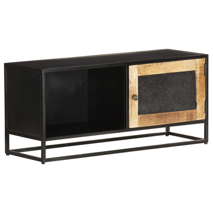 Tv-Bänk 90X30X40 Cm Grovt Mangoträ