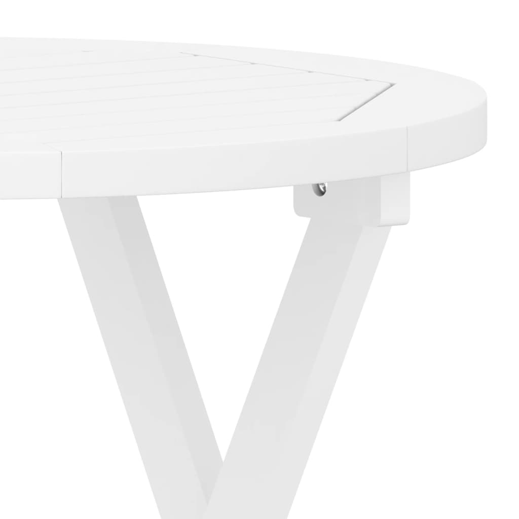 Hopfällbart Trädgårdsbord Ø 46 Cm Massivt Akaciaträ