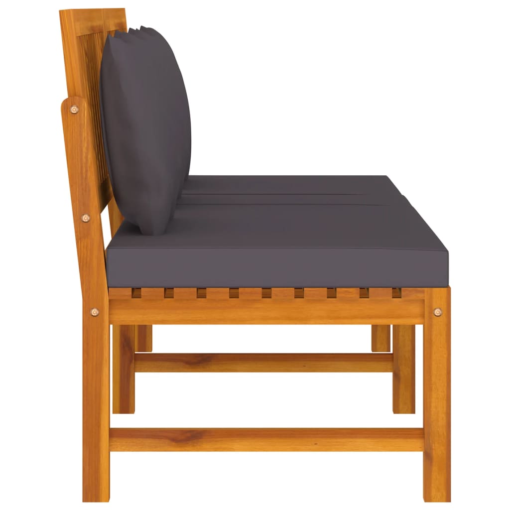 Dagbädd Med A Dynor 200X60X75 Cm Massivt Akaciaträ