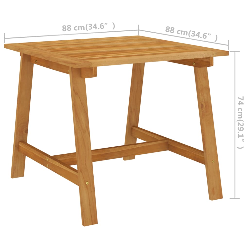 Trädgårdsbord Massivt Akaciaträ