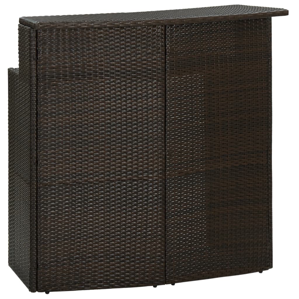 Barbord För Trädgård 120X55X110 Cm Konstrotting