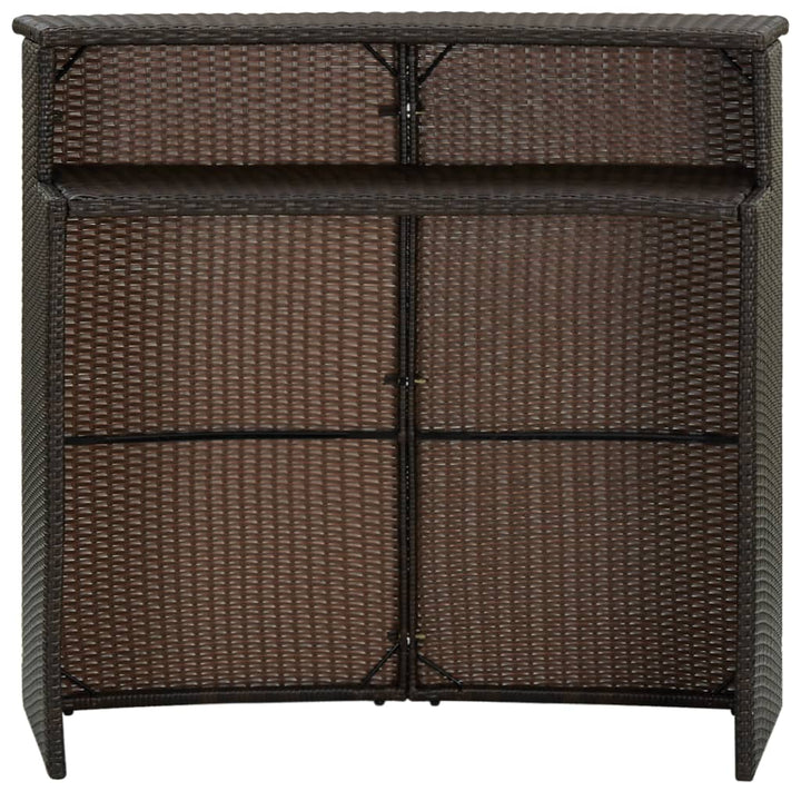 Barbord För Trädgård 120X55X110 Cm Konstrotting