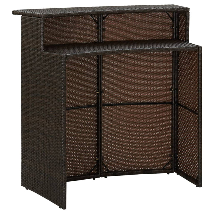 Barbord För Trädgård 120X55X110 Cm Konstrotting