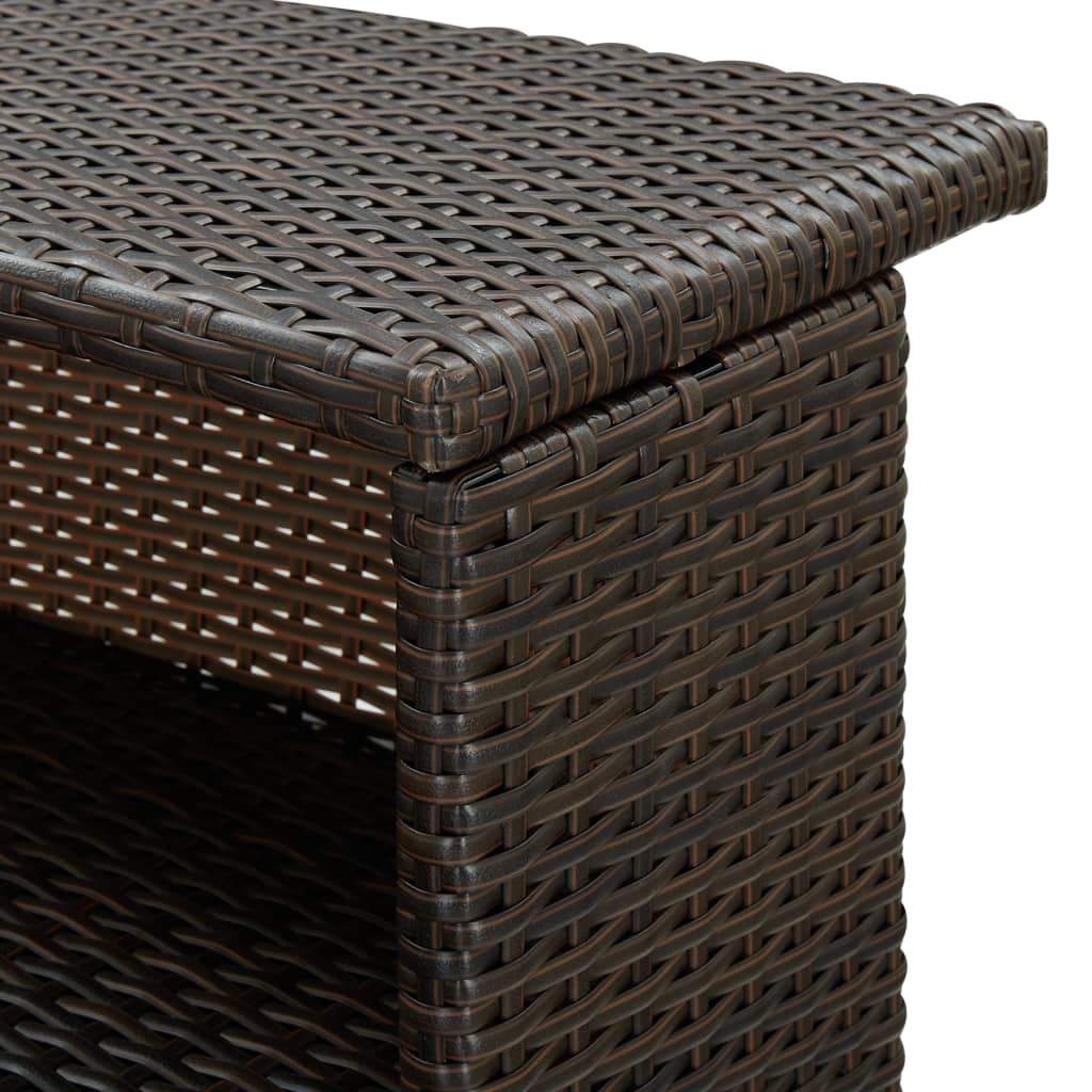 Barbord För Trädgård 120X55X110 Cm Konstrotting
