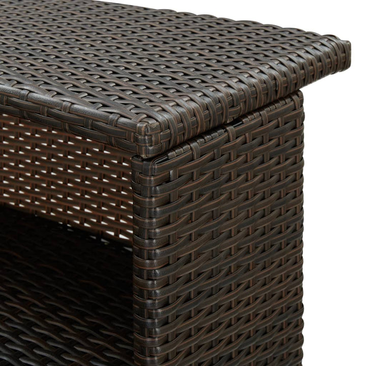 Barbord För Trädgård 120X55X110 Cm Konstrotting