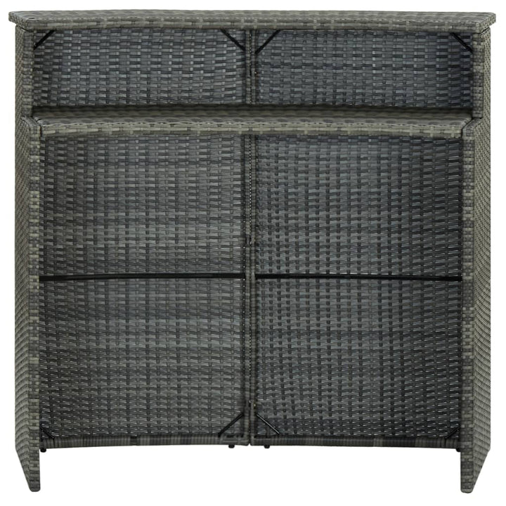 Barbord För Trädgård 120X55X110 Cm Konstrotting