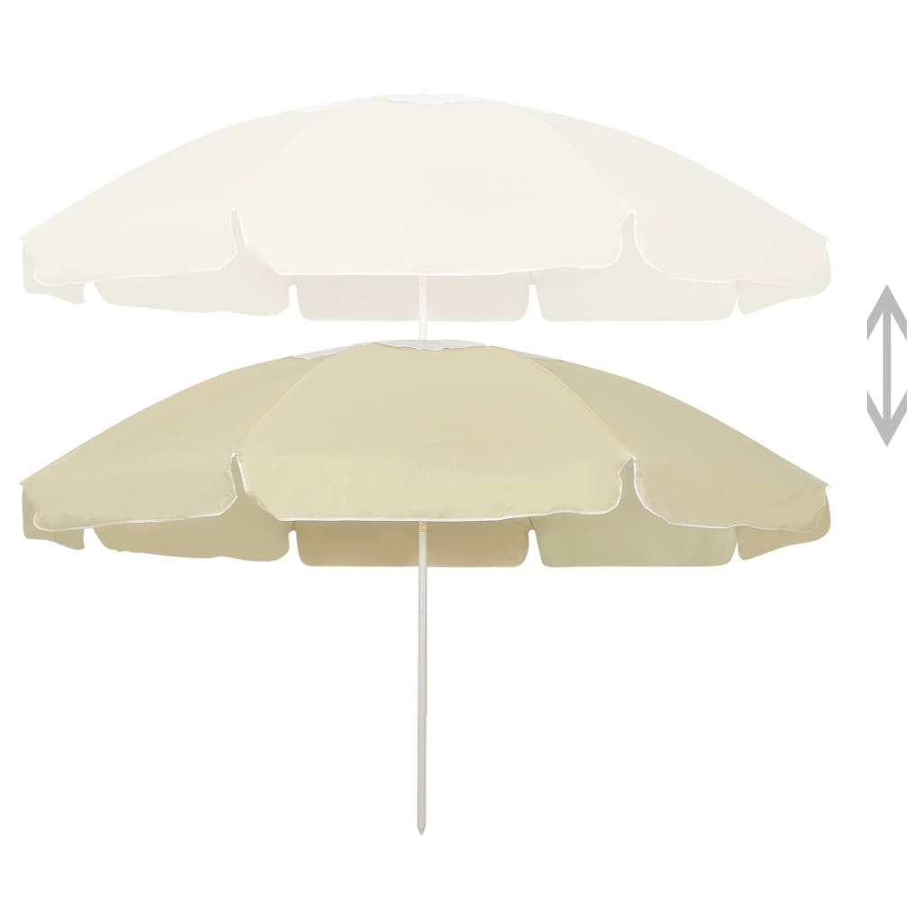Strandparasoll Gul