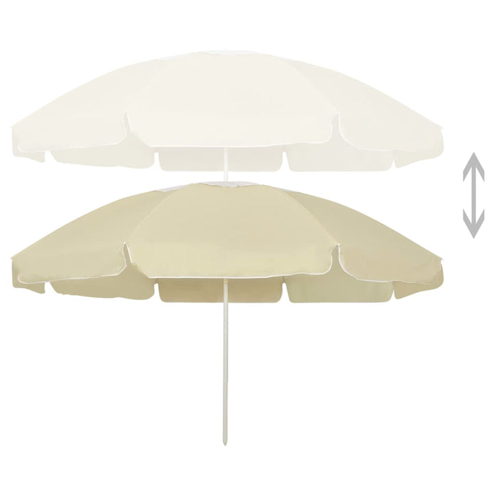 Strandparasoll Gul