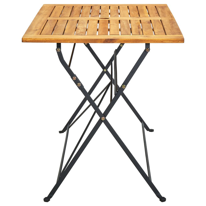 Hopfällbart Trädgårdsbord Massivt Akaciaträ