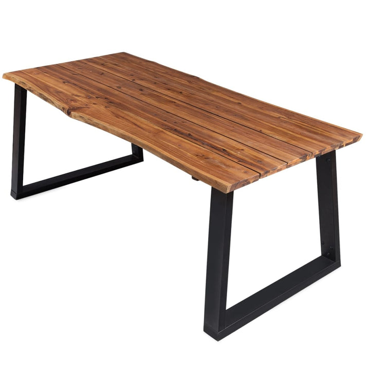 Matbord 170X90X75 Cm Massivt Akaciaträ