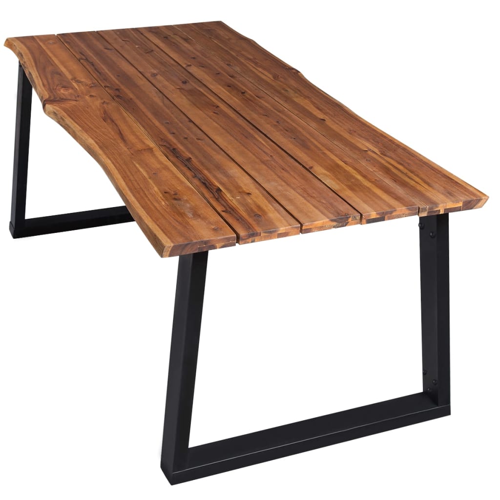 Matbord 170X90X75 Cm Massivt Akaciaträ