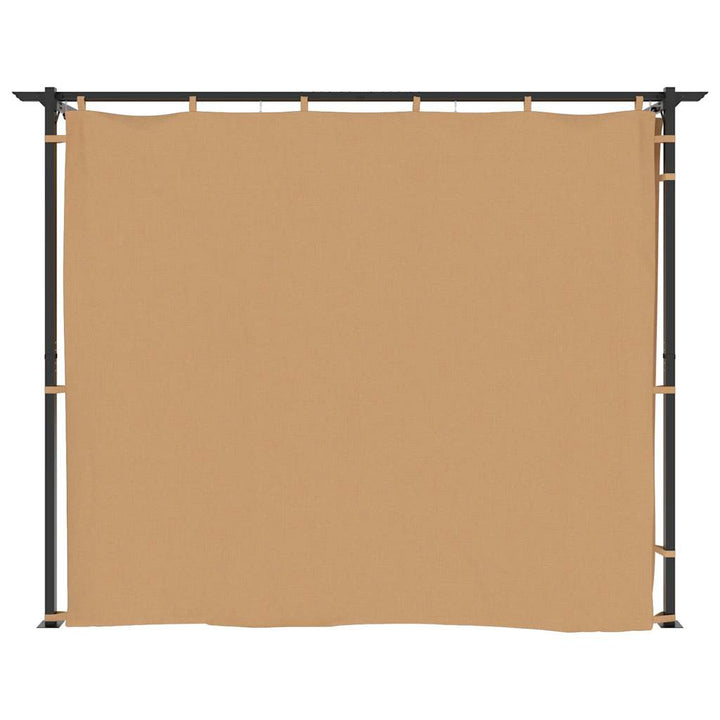 Paviljong Med Draperier Stål