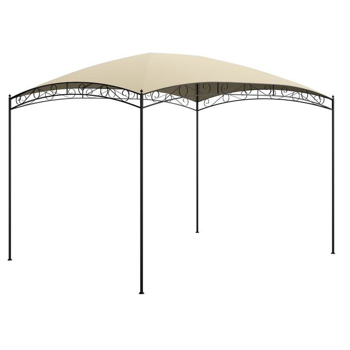 Paviljong 3X3X2,65 M Gräddvit 180 G/M²