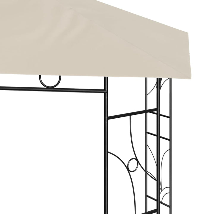 Paviljong 3X3X2,7 M Gräddvit 160 G/M²