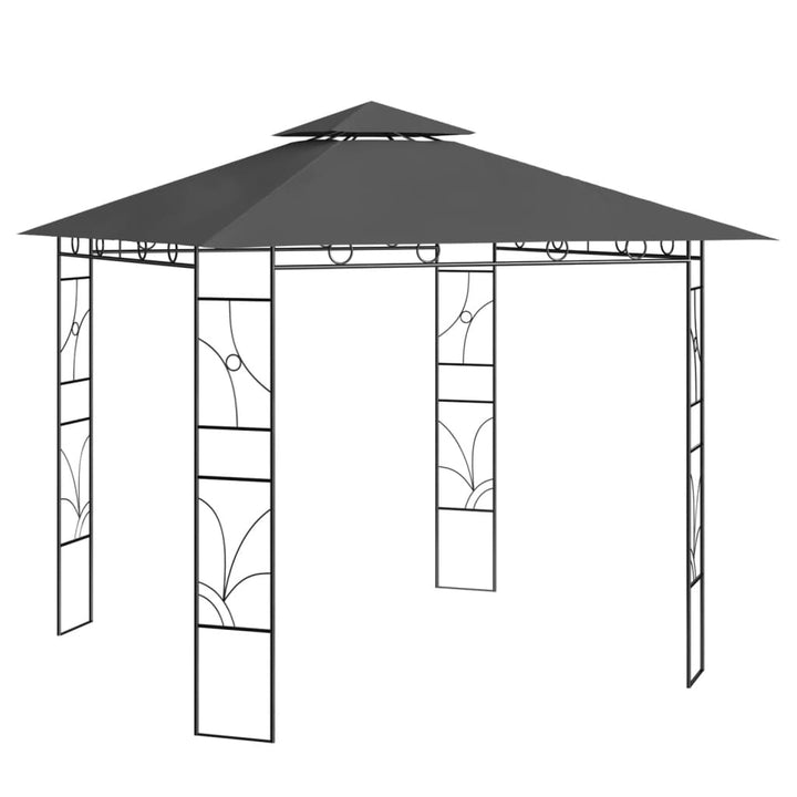 Paviljong 3X3X2,7 M Gräddvit 160 G/M²